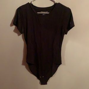 black american eagle body suit
